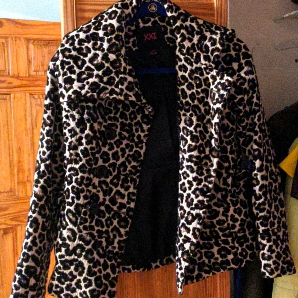 Leopard Print Jacket